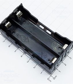 Đế Pin 2x18650 Hàn PCB