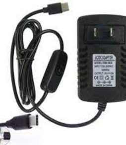 Nguồn Adapter 5V 3A Đầu microUSB Type C Cho Raspberry Pi 4